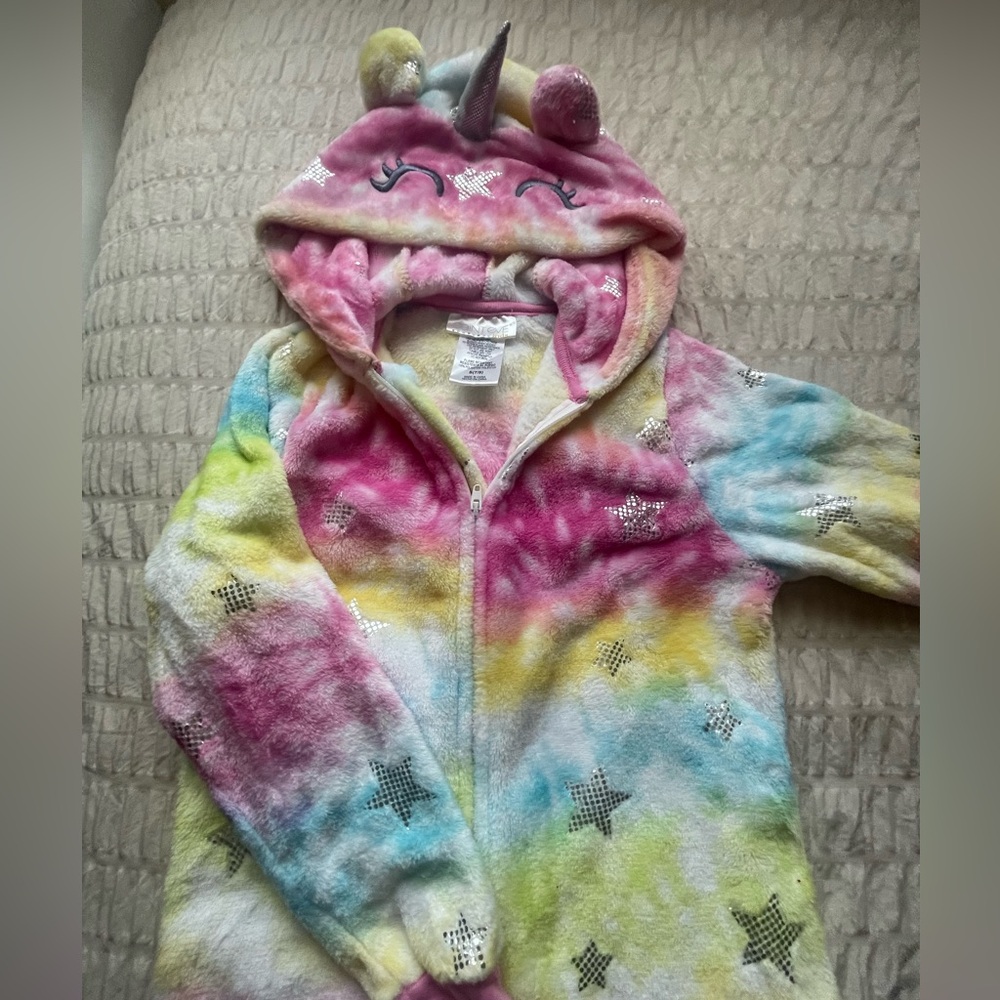 Kids Onsie Unicorn with Star Accents